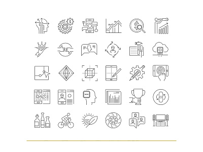 Ultimate Line Icons for web designer app design icon pack icon set icons line material icons thin line