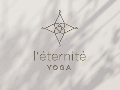 Yoga logo concept illustrator line art logo logo design typography vector yoga