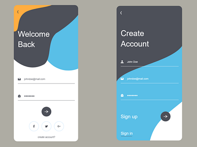 SIGN UP UI CONCEPT design minimal typography uidesign user interface design userinterface ux