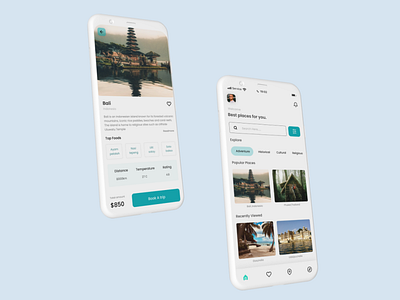 Travel app design illustration minimal typography ui uidesign user interface design userinterface