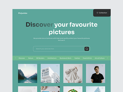 Pictures Landing Page