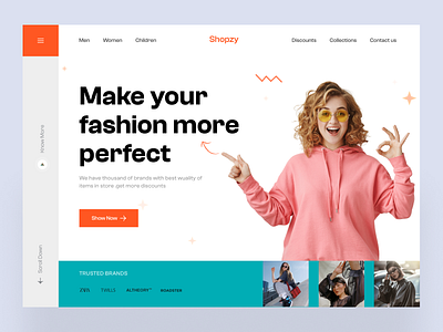 Ecommerce landing page