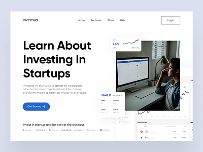 Stocks landing page