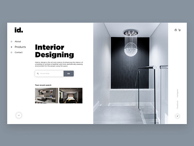 Interior Design Ui Landing Page designinspiration dribble interiordesign landingpage ui uidesign uiux uiuxdesigner usamart ux uxdesign webdesign