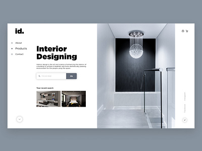 Interior Design Ui Landing Page