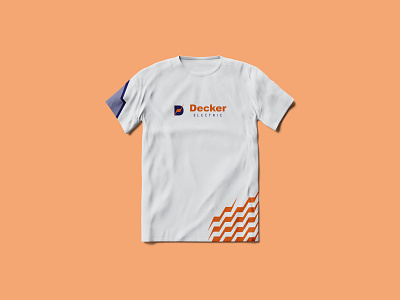 T-shirt - Decker Electric branding design logo tshirtdesign