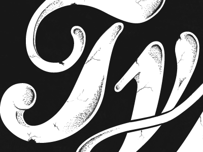 Aged Type illustration type typography