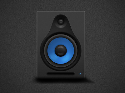 Studio Speaker Showcase icon illustration speaker