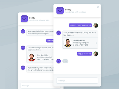 Chatbot app chat design message minimal ui ux