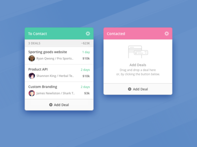 CRM Deals Management