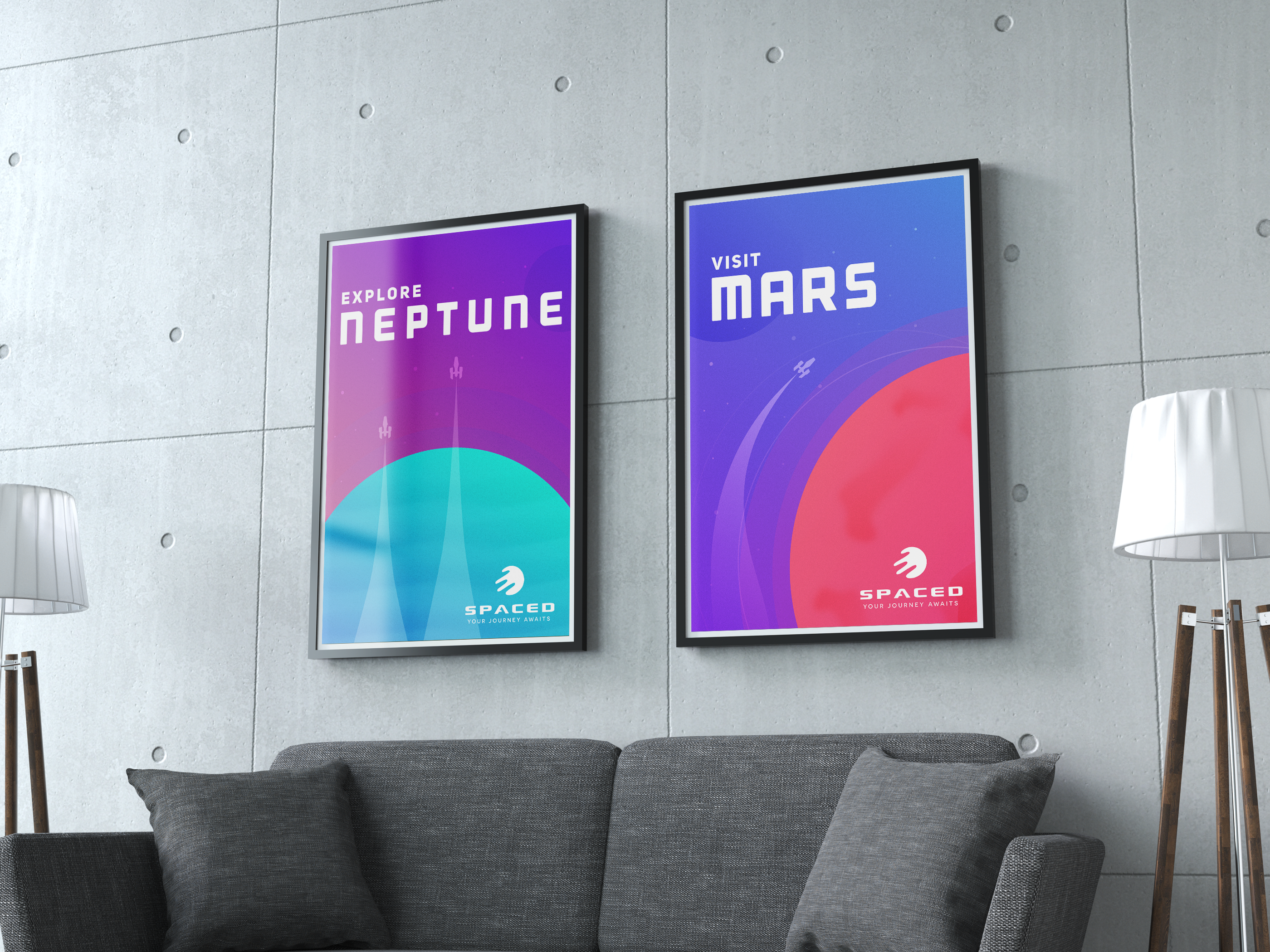 Space postermockups