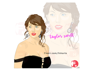 Taylor Swift Cartoon Portrait by fnharts animation boyfriend caricature cartoonportrait cartoonportraitdesign girlfriend illustration logo taylorswift taylorswiftcartoon taylorswiftvector vector