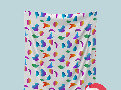 colrfull gradient pattern design bag fashion fiverr seller pattern design tshirt