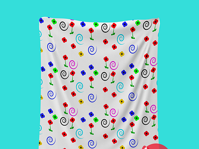 knitted popy pattern design bag fashion fiverrseller pattern design tshirt