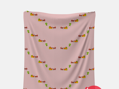 santa claus pink pattern design bag caricature christmas design fiverrseller illustration pattern design tshirt