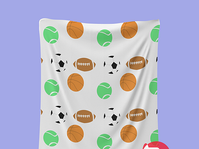 sports basketball  football  soccer  tennis pattern design