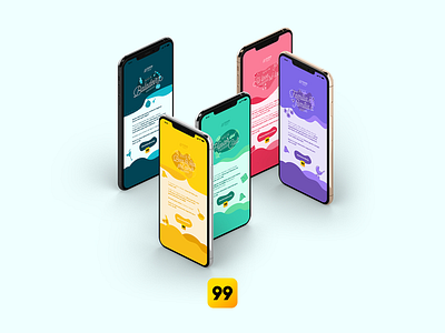 99 Pop Guides 99 app art branding colorful colors design design ui graphic design illustration illustrator mobile sticker travel ui