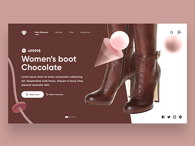 Women's Boot Chocolate Landing Page