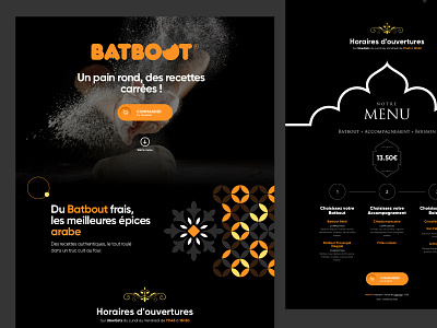 Batboot.fr dark ui design landing page site design ui ui ux ui design uiux ux website website design