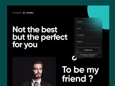 Dark Landing Page Persona