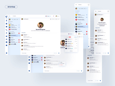 UX UI Chat branding design ui ui ux ui design uiux ux website