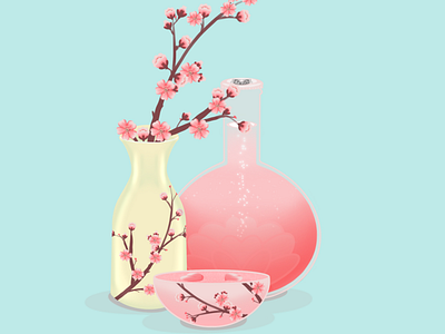 cherry blossom sake