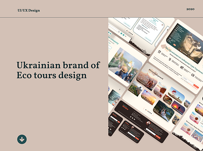 Ukrainian Eco Tour design ui ux web