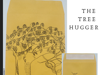 The tree hugger art project art handrawing ink vancouver