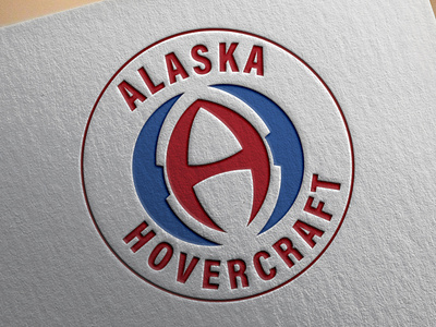 ALASKA HOVERCAFT LOGO brand identity branding company design flat illustration illustrator logo typography vector