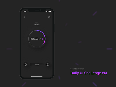 Daily UI Challenge #14 - Countdown Timer