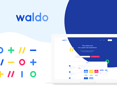 Waldo branding design graphic icon identity tool user experience ux vector webdesign