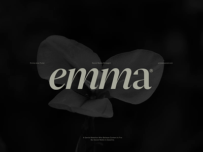 Emma is Social Visual Identity branding design graphic design logo typography ui visual identity