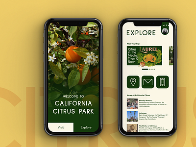 California Citrus Park - Visitor App