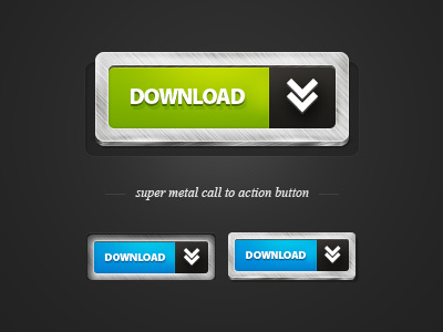 Metal Call to Action Button button call to action free metal