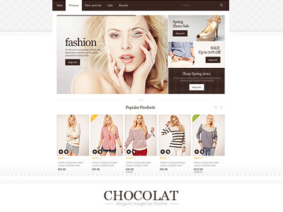 Chocolate - Flexible Magento Theme