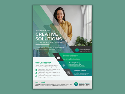 Corporate Business Flyer Design brand design branding business business flyer corporate corporate flyer design flyer graphic graphic design template vector