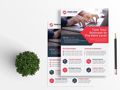 Corporate Business Flyer Design Template