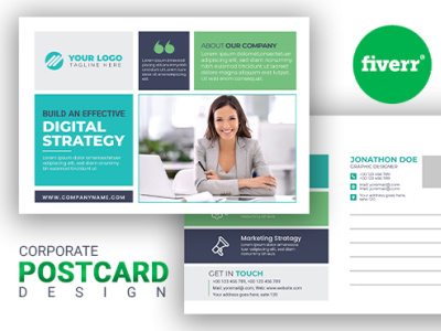 Postcard Design branding graphic design network