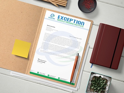 Letterhead Design 3d animation branding corporate flyer design flyer graphic design illustration logo motion graphics template ui vector