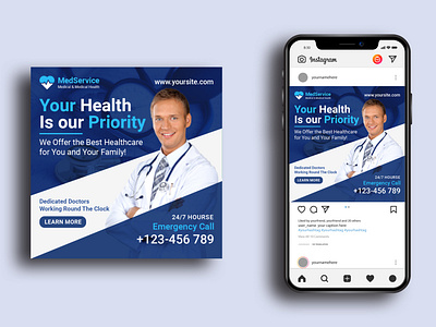 Medical Social Media Post Design