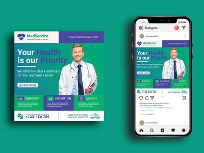 Medical social Media Post Design