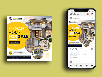 Real Estate Social media Post Design