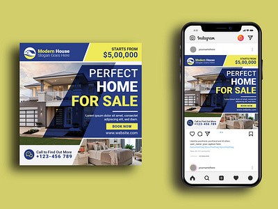 Real Estate Social Media Post Design