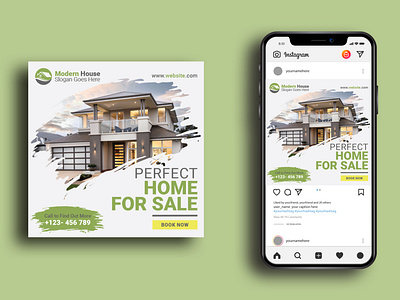 Real Estate Social Media Post Design