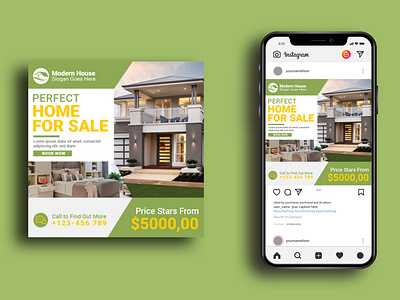 Real Estate Social Media Post Design