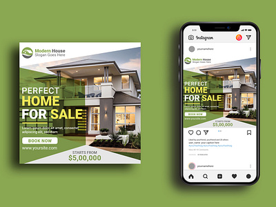 Real Estate Social Media Post Design