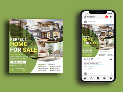 Real Estate Social Media Post Design