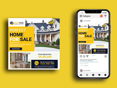 Real Estate Social Media Post Design