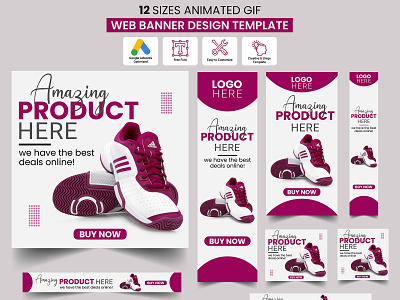 Animated GIF Web Banner Design