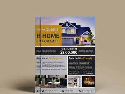 Real Estate Flyer Design branding commercial real estate estate agents graphic design home homes for rent homes for sale houses for rent houses for sale illustration property property for sale real estate agent realtor template vector